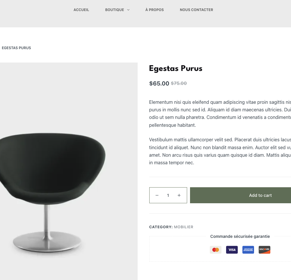 site e-commerce,mobilier