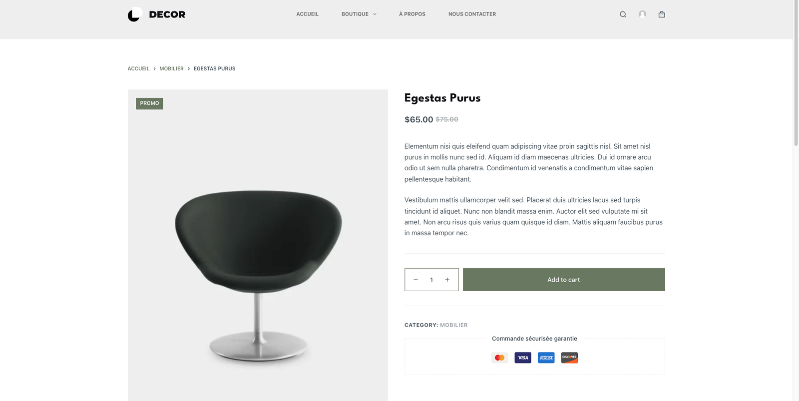 site e-commerce,mobilier